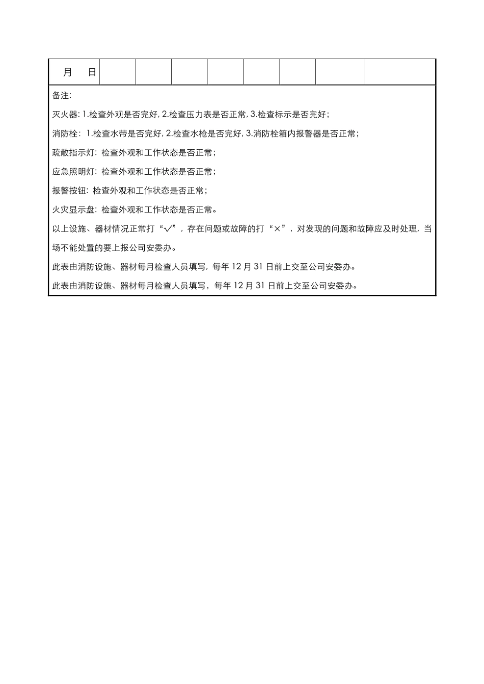 消防设施、器材检查记录表.pdf_第2页