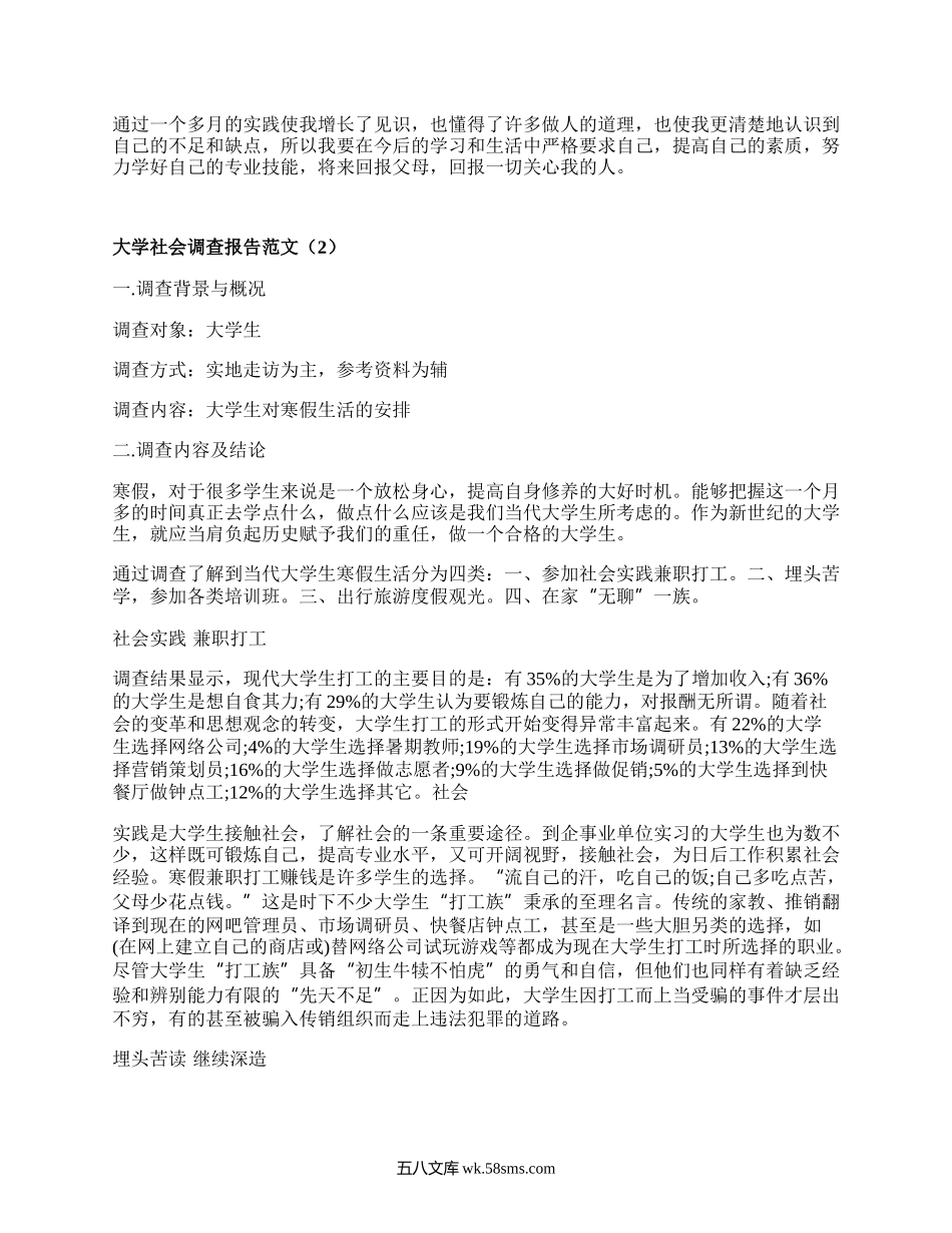 大学社会调查报告范文（推荐17篇）.docx_第2页