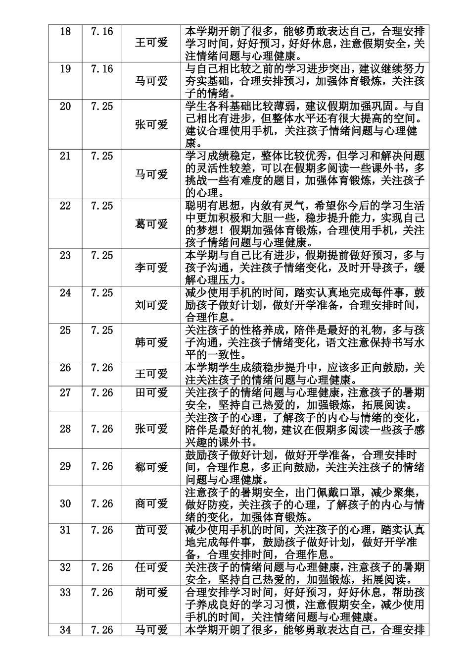 家访记录表.doc_第2页