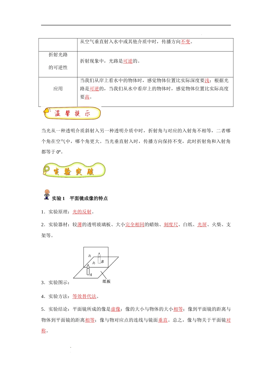 专题02 光现象(解析版)-备战中考物理精选考点专练（知识清单+基础+拔高）.docx_第3页