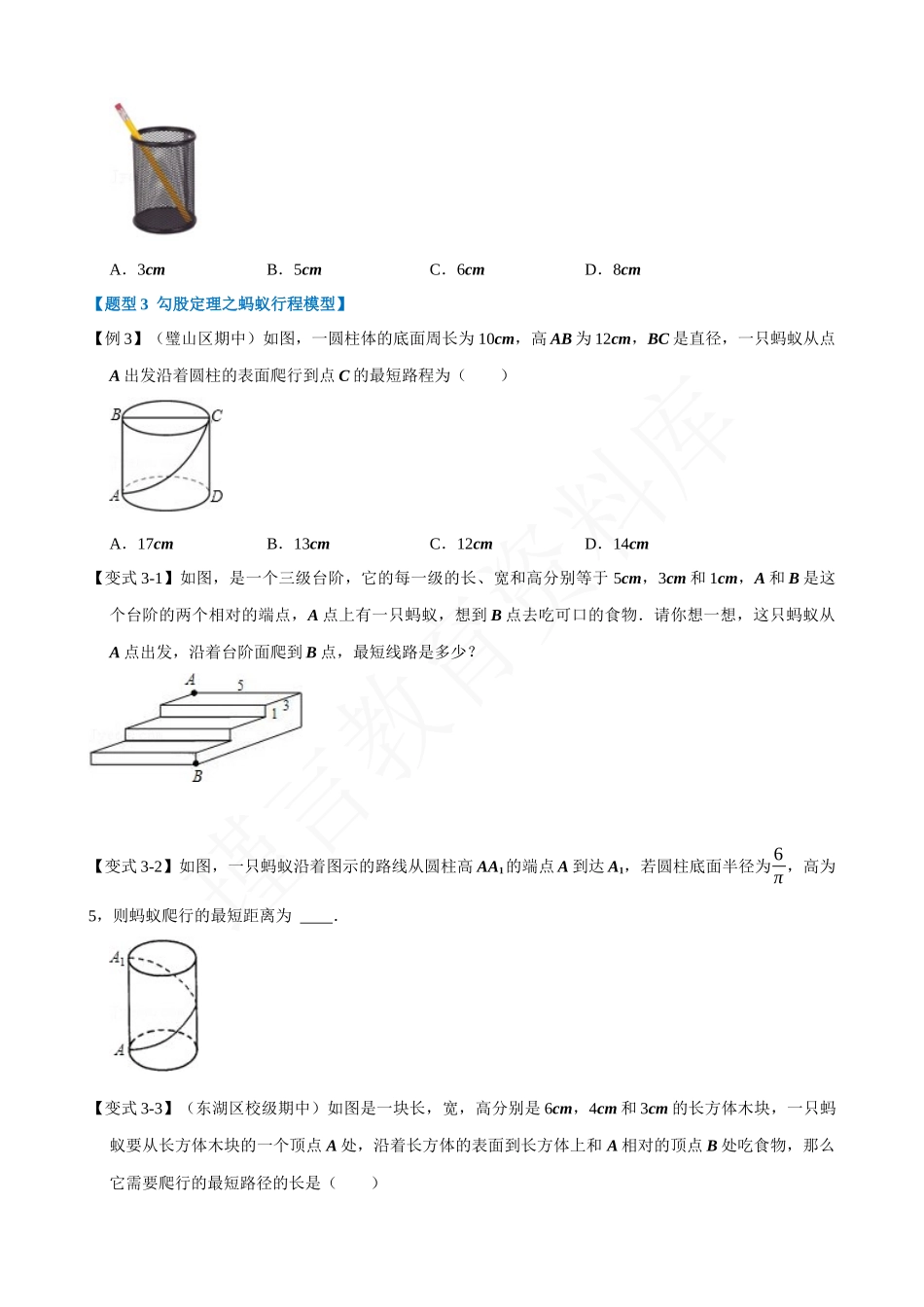 17-勾股定理的应用-八大题型.docx_第3页
