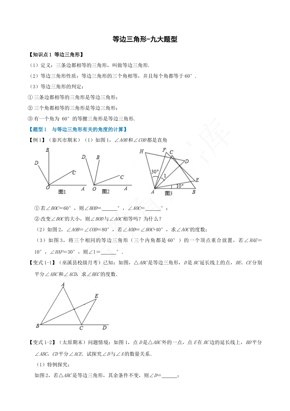 13-等边三角形-九大题型.docx_第1页