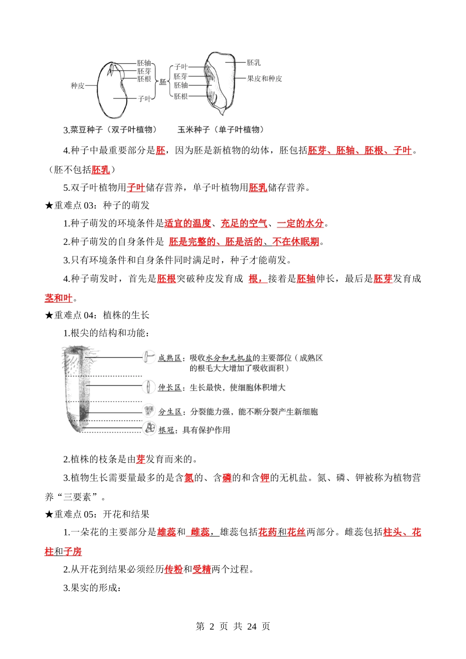 重难点04 绿色开花植物的一生.docx_第2页