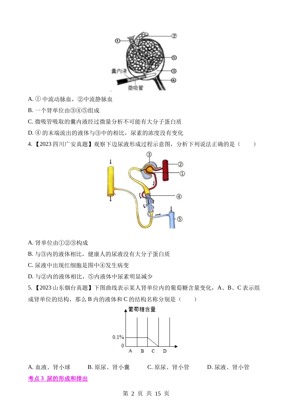 专题10 人体内废物的排出（第1期）.docx_第2页