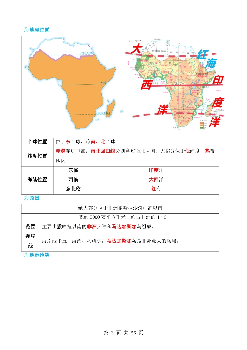 专题12 撒哈拉以南的非洲和极地地区（讲义）.docx_第3页