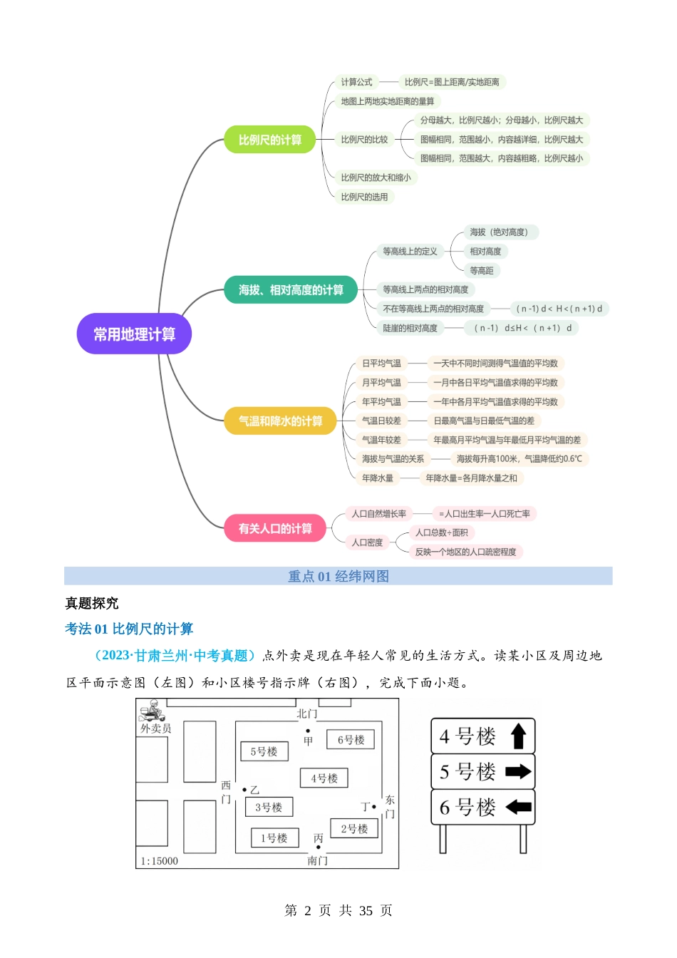 专题02 常用地理计算（讲义）.docx_第2页