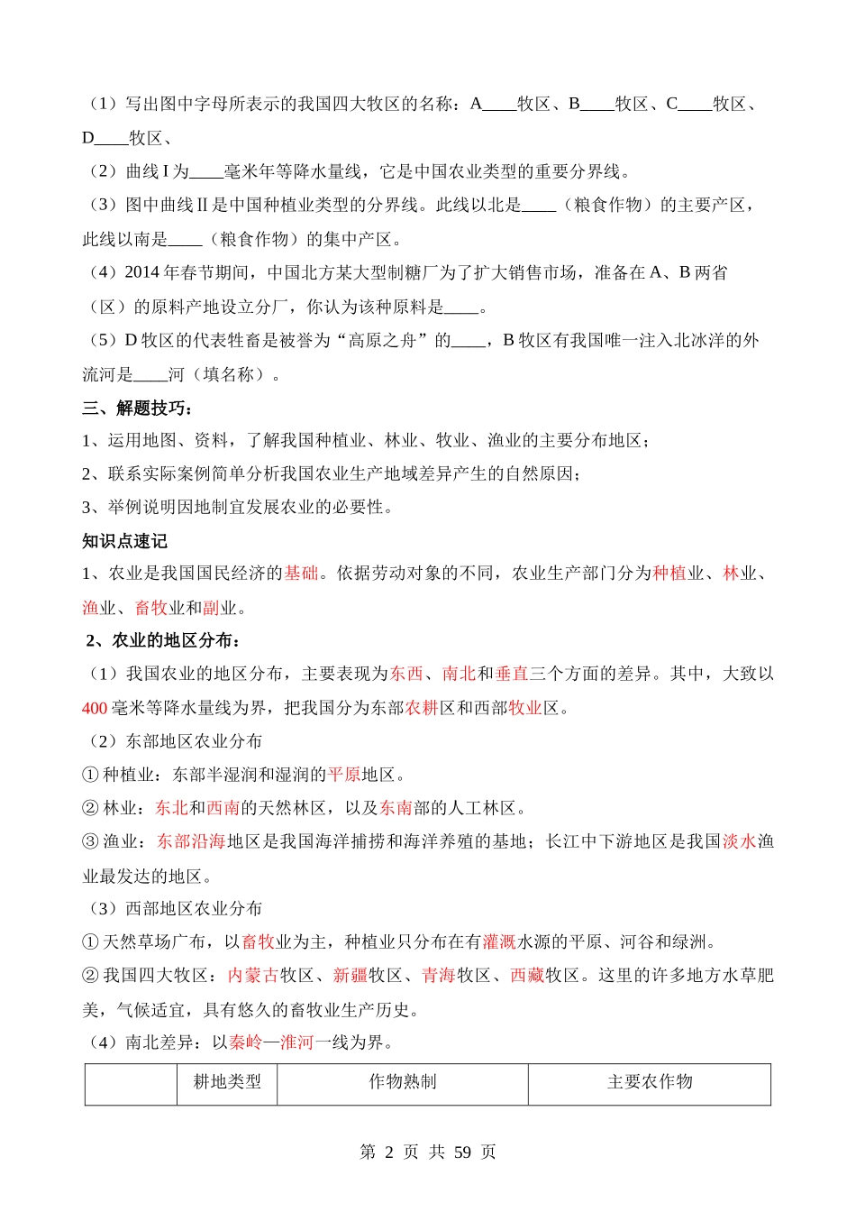 专题21 中国的农业.docx_第2页