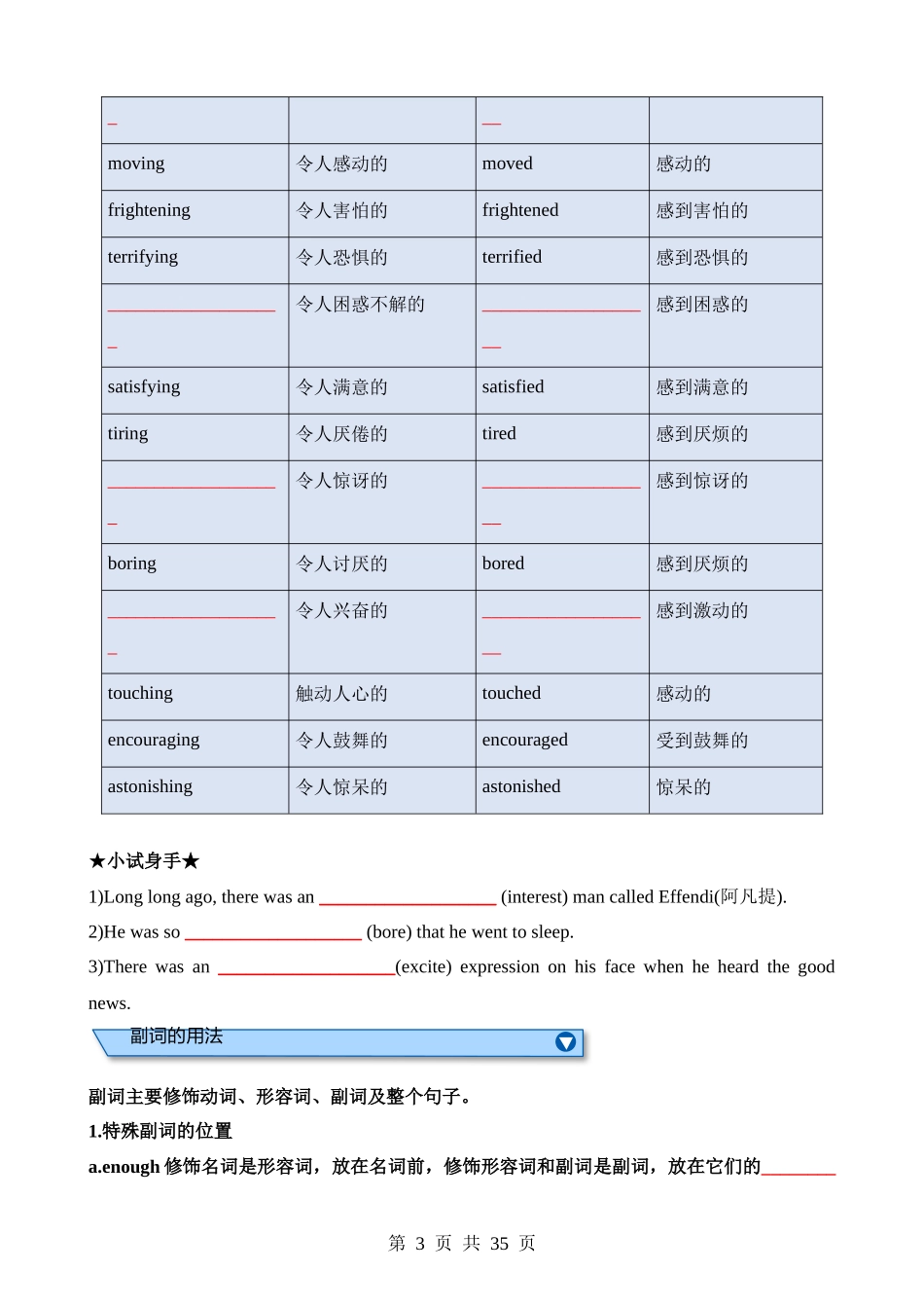 专题05 形容词和副词（知识梳理）.docx_第3页