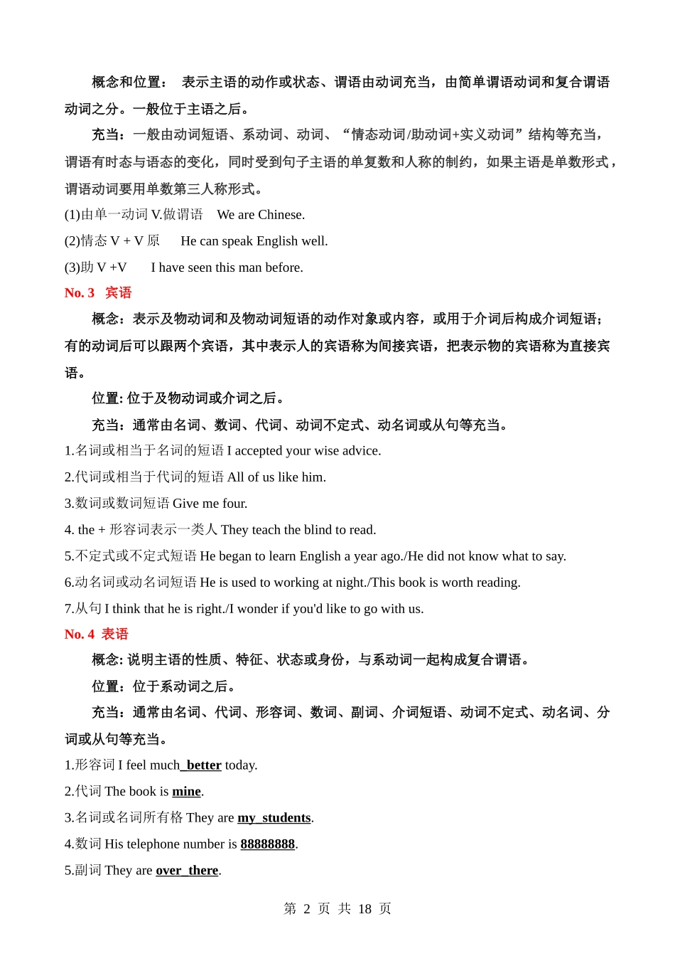 语法19 句子成分和基本句型（讲义）.docx_第2页