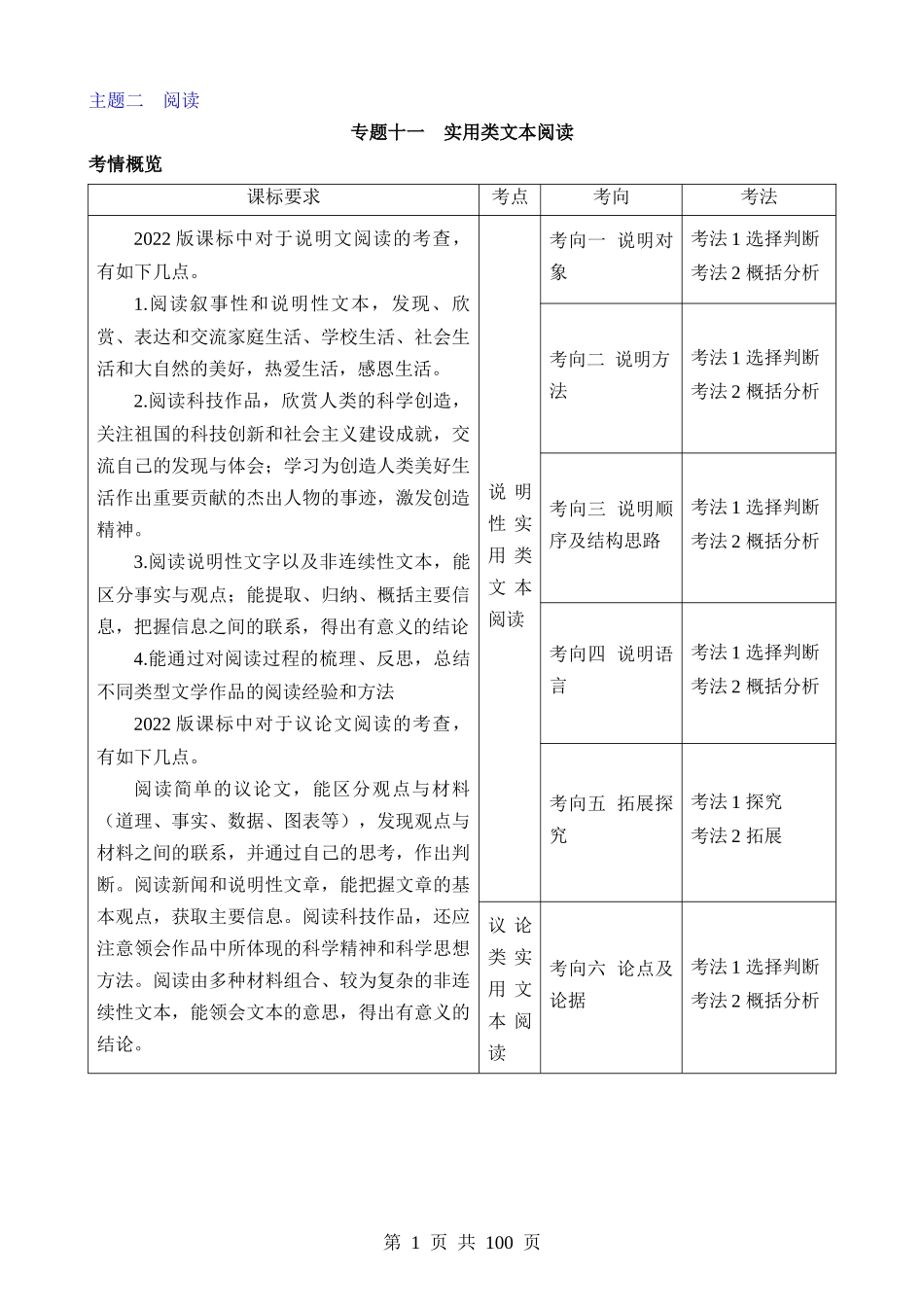 专题11 实用类文本阅读.docx_第1页