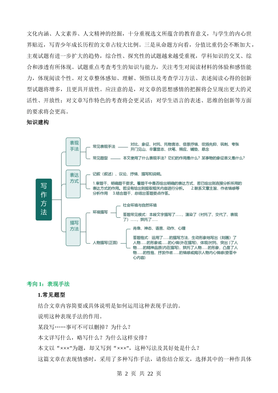 专题26 分析写作手法（讲义）.docx_第2页