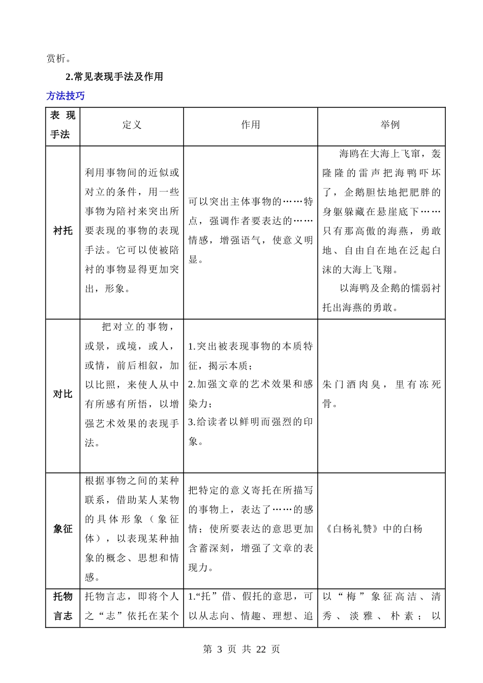 专题26 分析写作手法（讲义）.docx_第3页