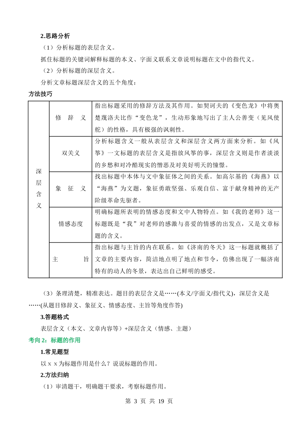 专题24 标题的理解及作用（讲义）.docx_第3页