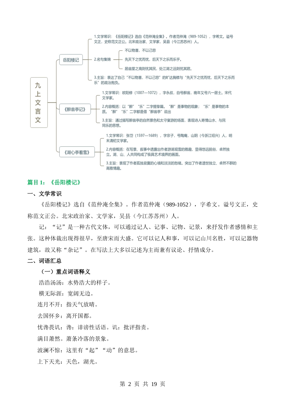 专题19 九上课标文言文复习（讲义）.docx_第2页