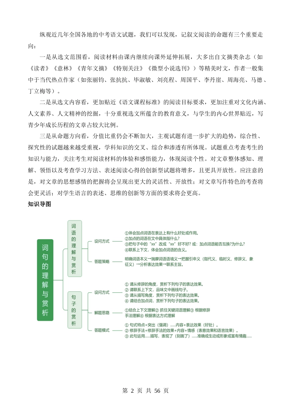 专题19 词、句、段的作用及赏析（讲练）.docx_第2页