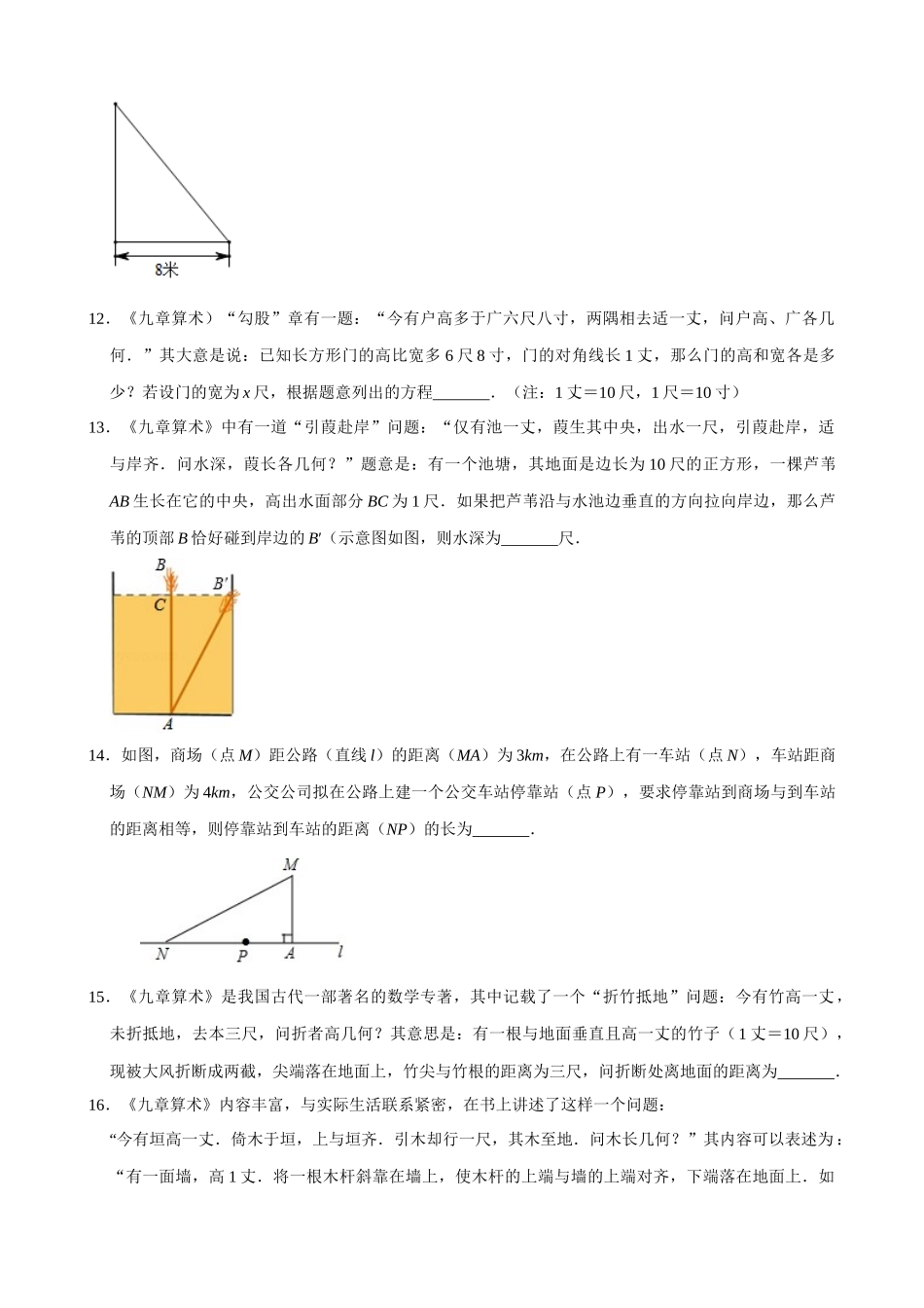 专项17-勾股定理与分类讨论及方程思想-专题培优.docx_第3页