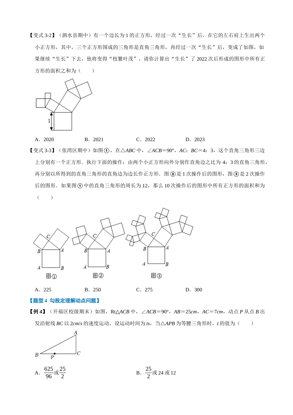 专项17-勾股定理及其逆定理-九大题型.docx_第3页