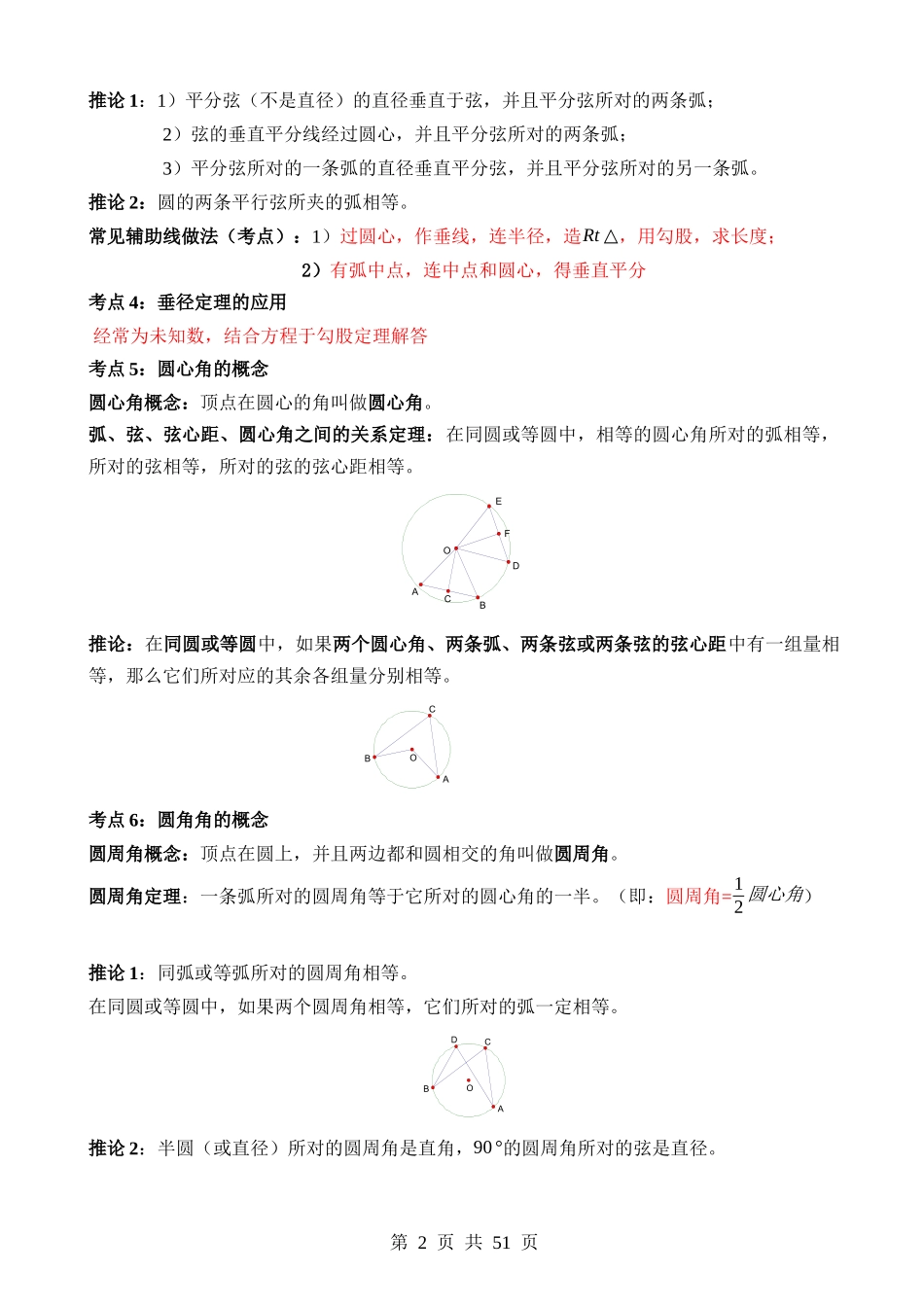 专题23 圆的基本性质（讲义）.docx_第2页