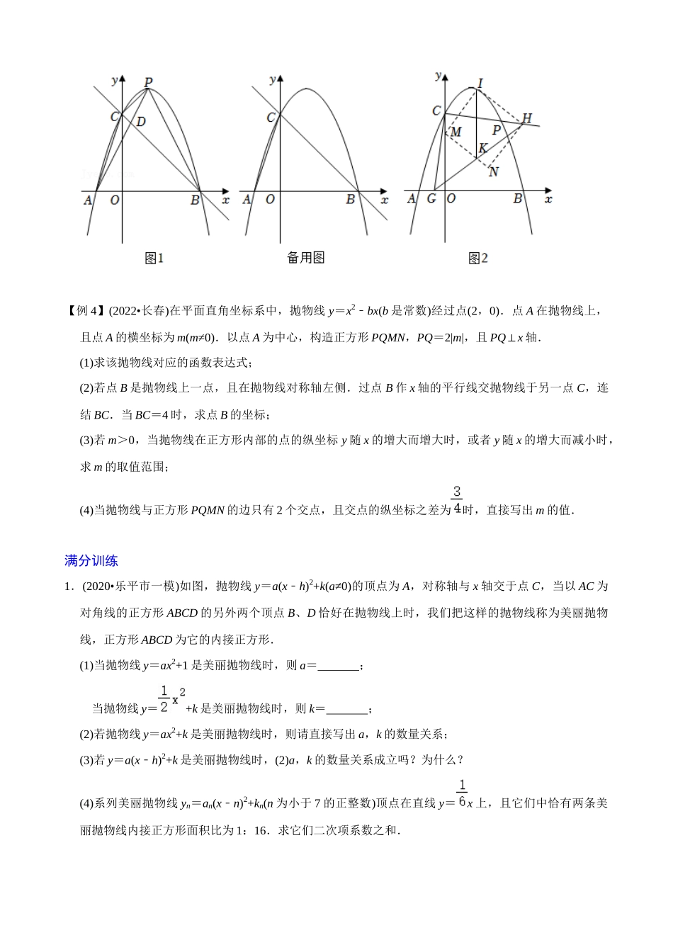 专题09_二次函数与正方形存在性问题.docx_第3页