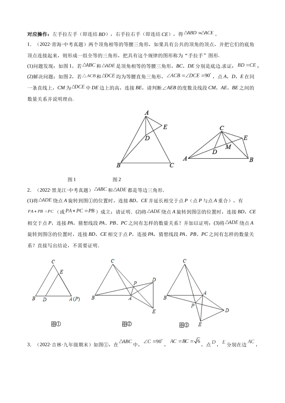 专题03_手拉手模型（从全等到相似）.docx_第2页