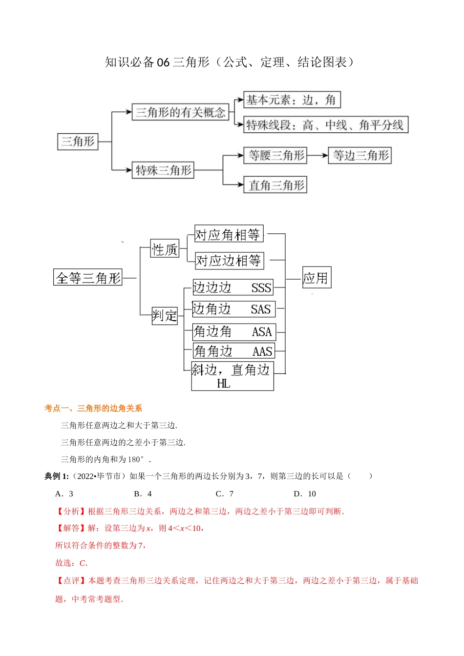 06_三角形（公式、定理、结论图表）.docx_第1页