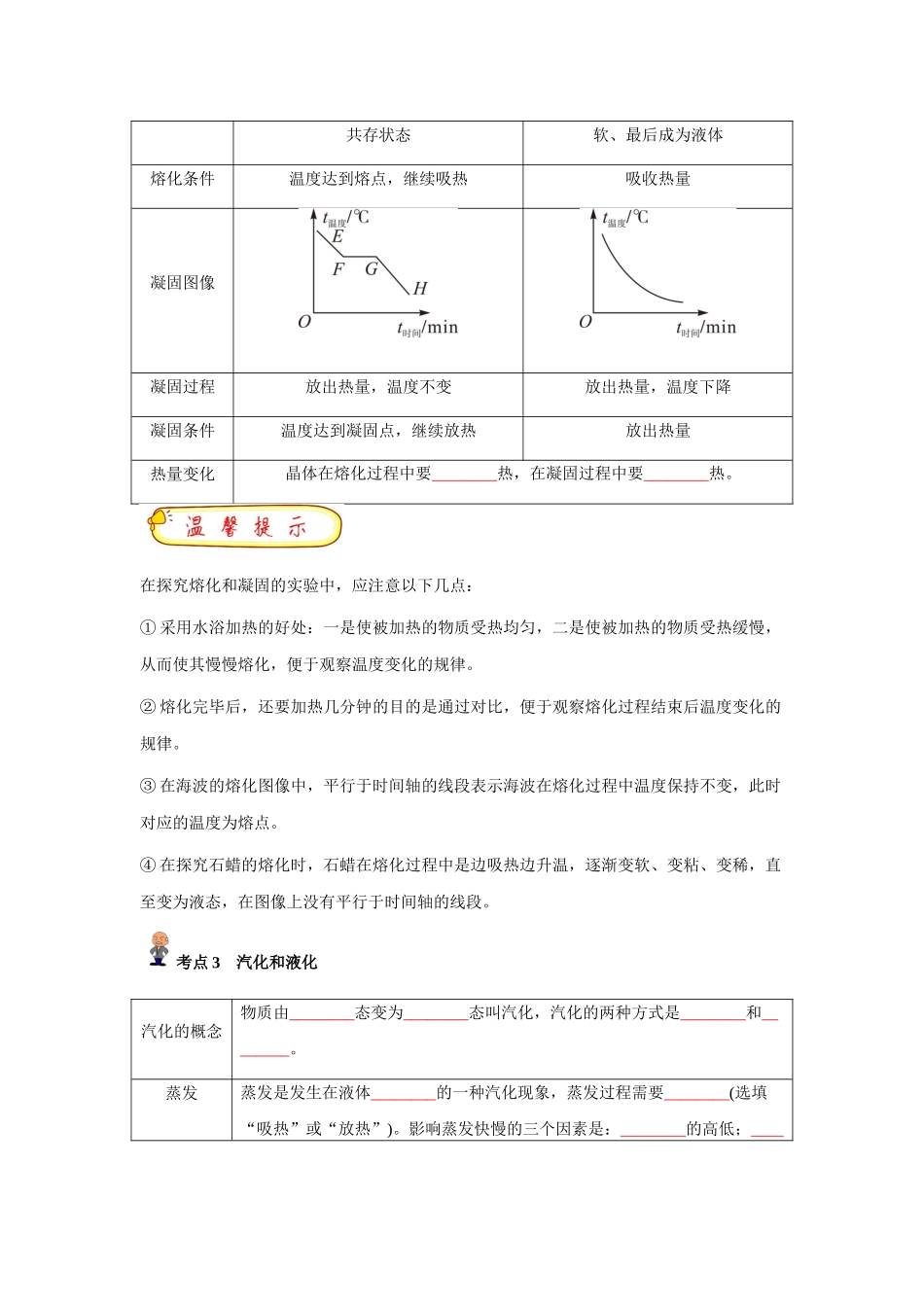 专题04 物态变化(原卷版)-备战中考物理精选考点专练（知识清单+基础+拔高）_中考物理.docx_第3页