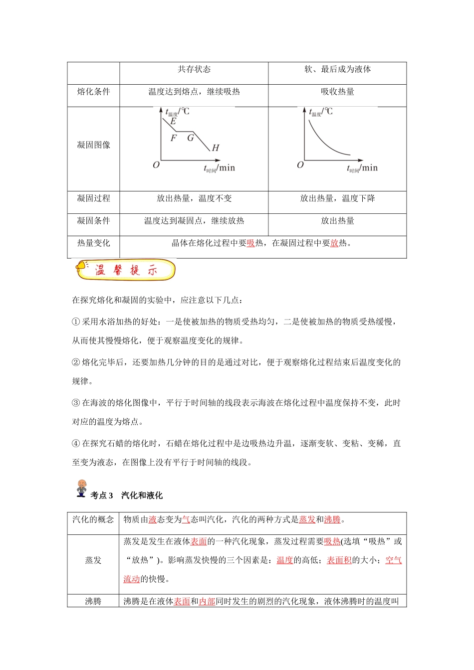 专题04 物态变化(解析版)-备战中考物理精选考点专练（知识清单+基础+拔高）_中考物理.docx_第3页