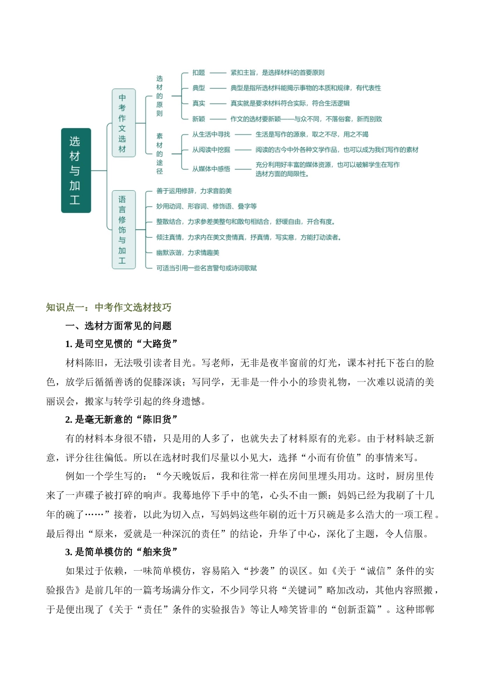 专题42 选材与加工（讲义）_中考语文.docx_第2页