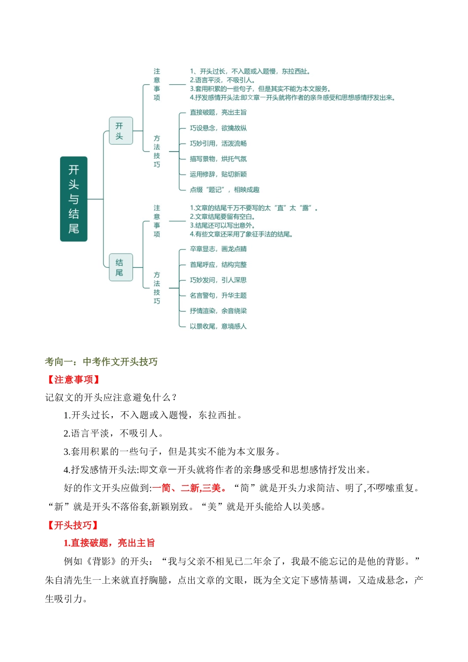 专题41 开头与结尾（讲义）_中考语文.docx_第2页