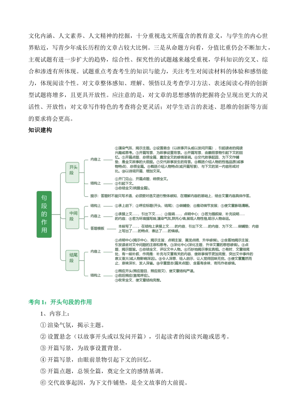 专题27 句段的作用（讲义）_中考语文.docx_第2页