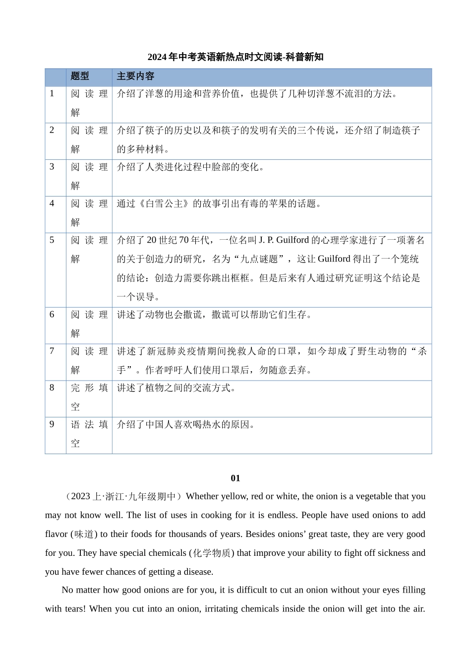 专题17 科普新知_中考英语.docx_第1页