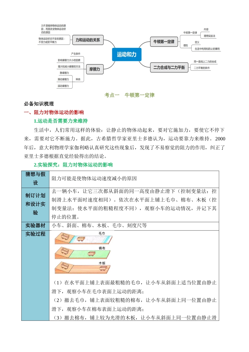 专题09 运动和力（3考点+10考向）（讲义）_中考物理.docx_第3页