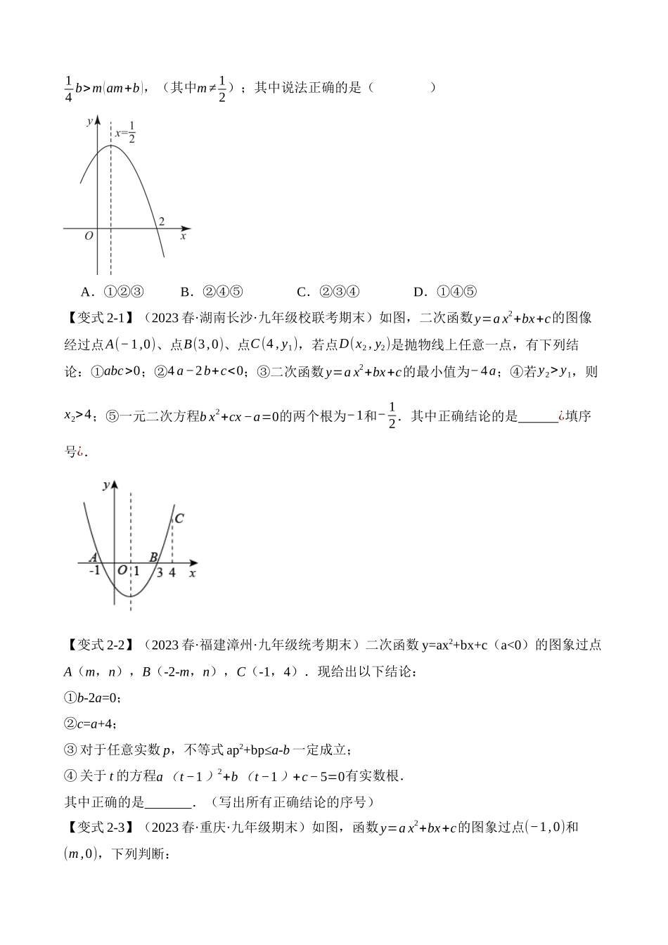 22-二次函数-九大题型（培优）_中考数学.docx_第3页