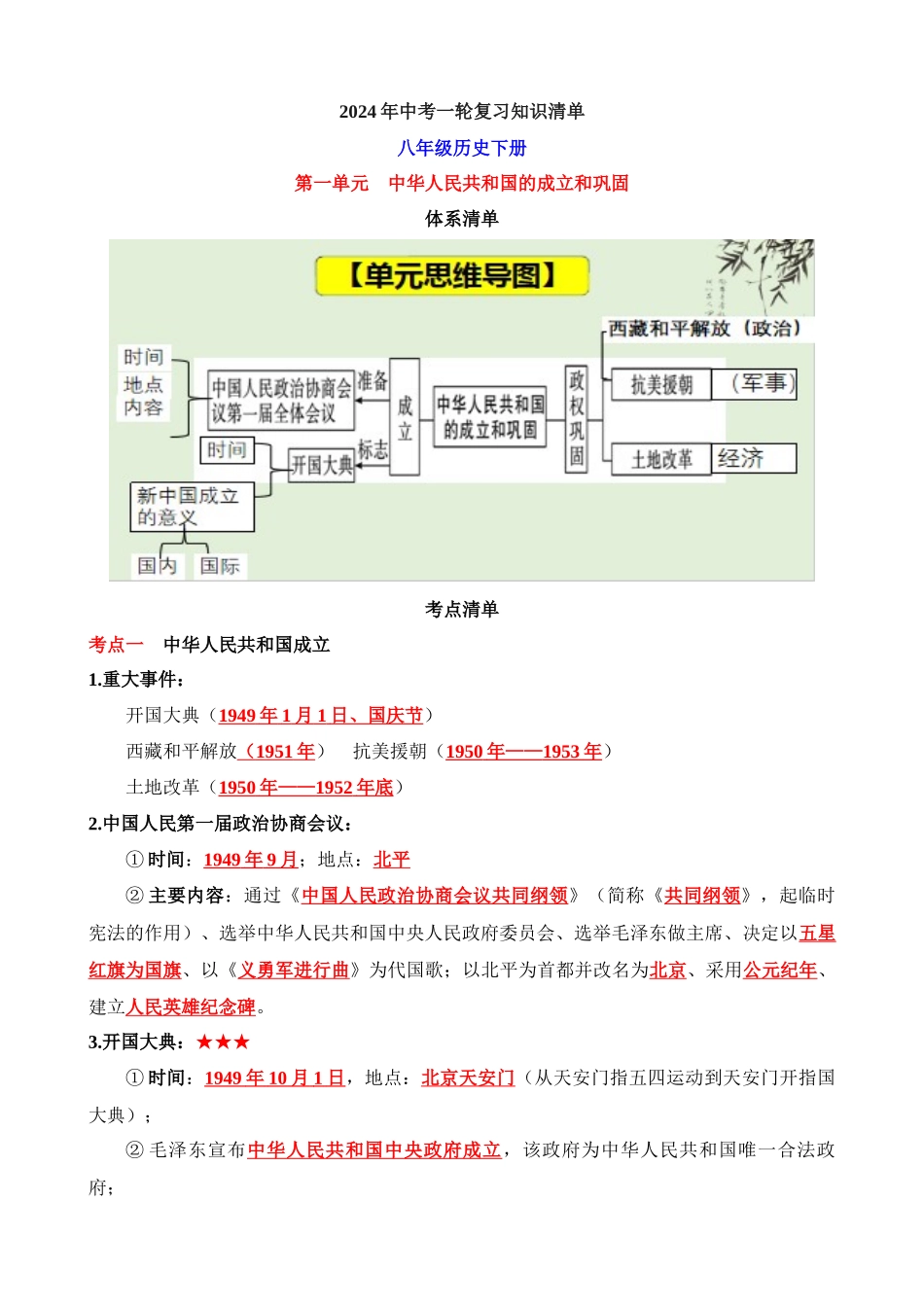 04 八下历史知识清单_中考历史.docx_第1页