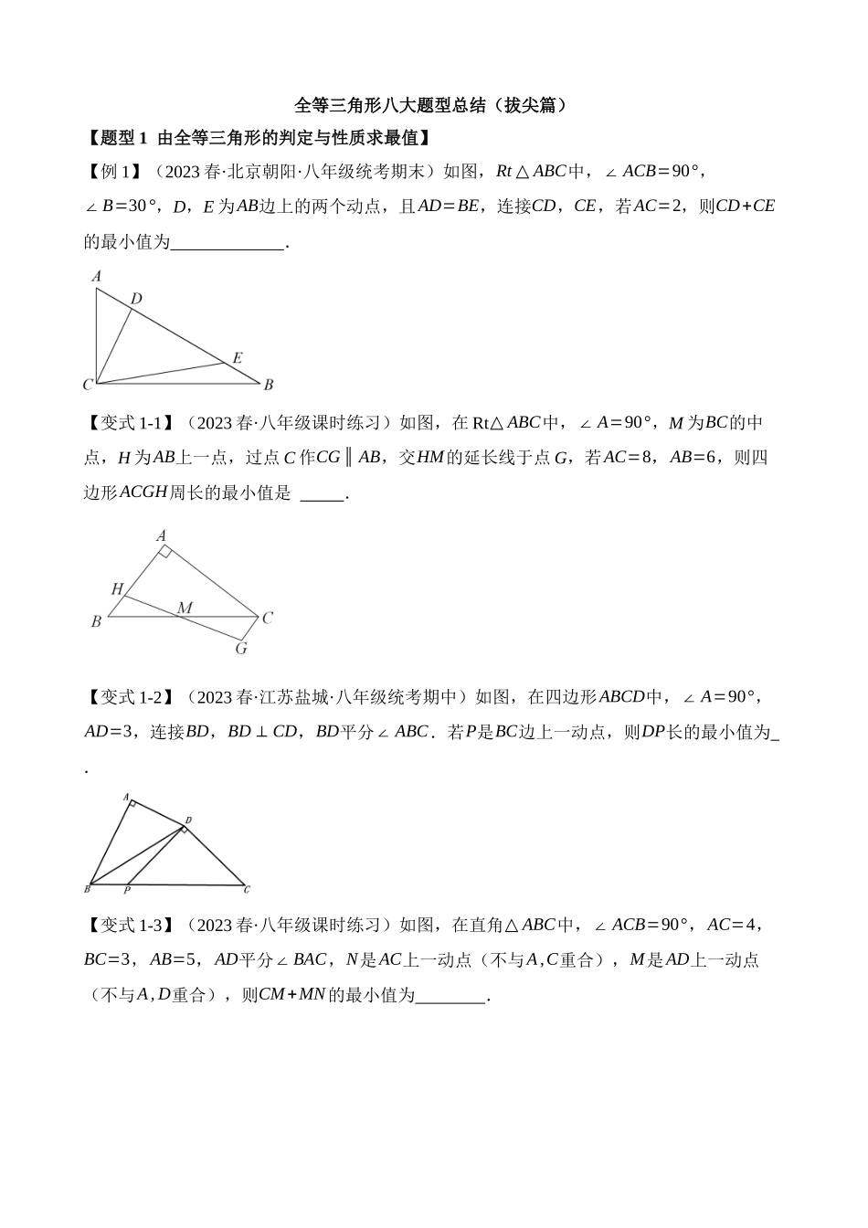 12-全等三角形-八大题型（拔尖）_中考数学.docx_第1页