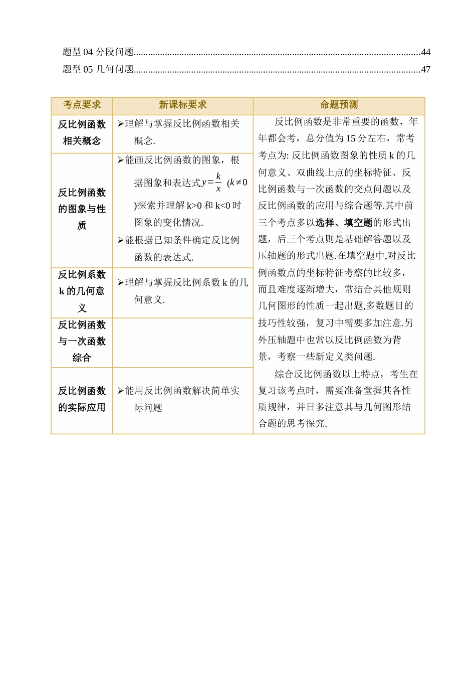 专题12 反比例函数的图象、性质及应用（讲义）（5考点+28题型）_中考数学.docx_第2页