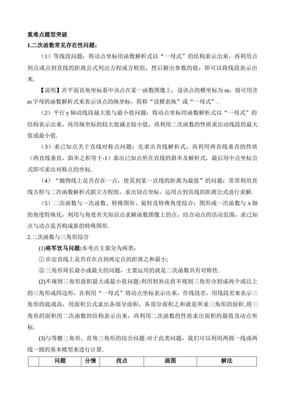 重难点05 二次函数与几何的动点及最值、存在性问题_中考数学.docx_第2页