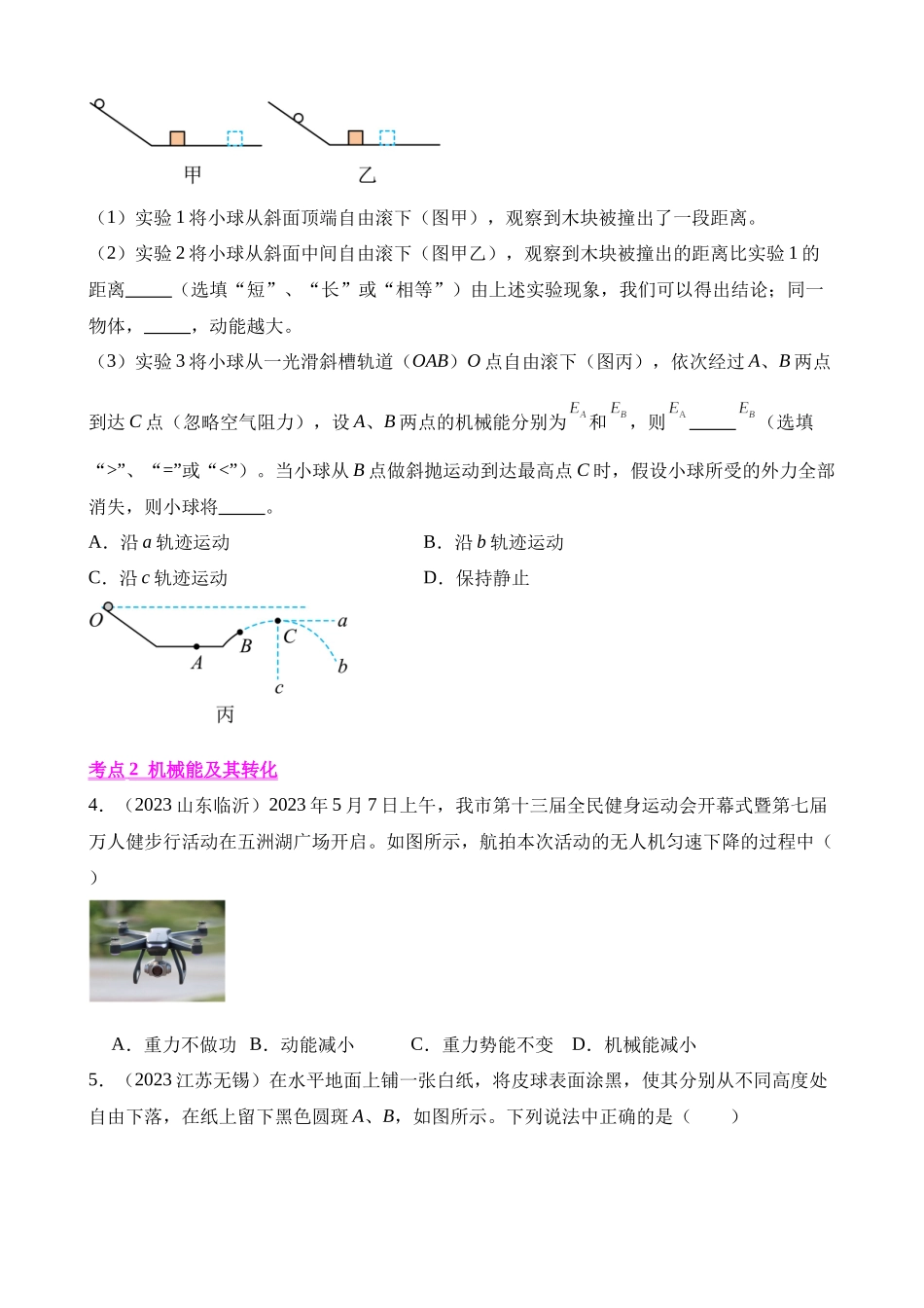 专题12_机械能及能量守恒定律___中考物理 (1).docx_第2页