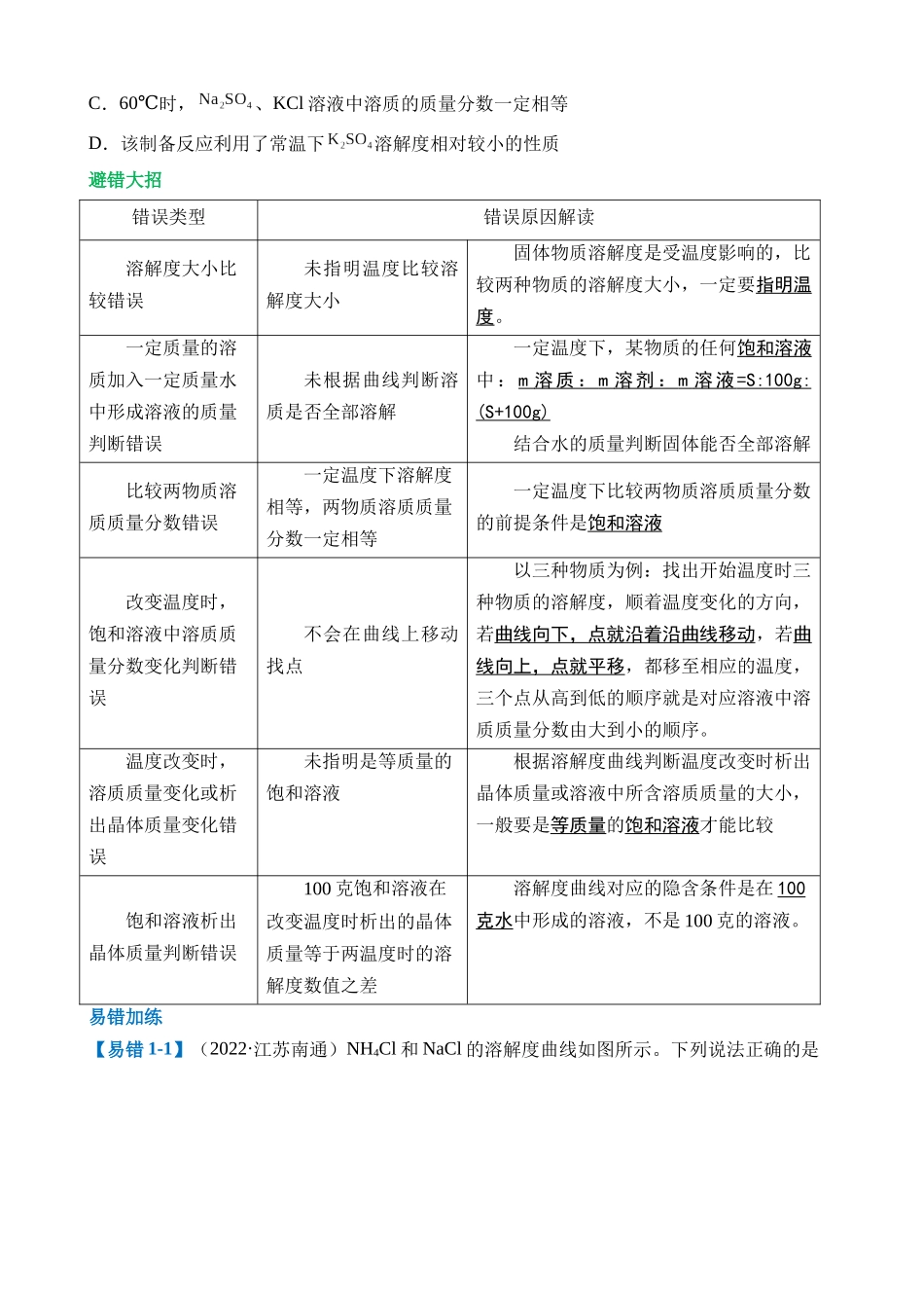 易错类型15 坐标曲线“五大”易错点_中考化学.docx_第2页