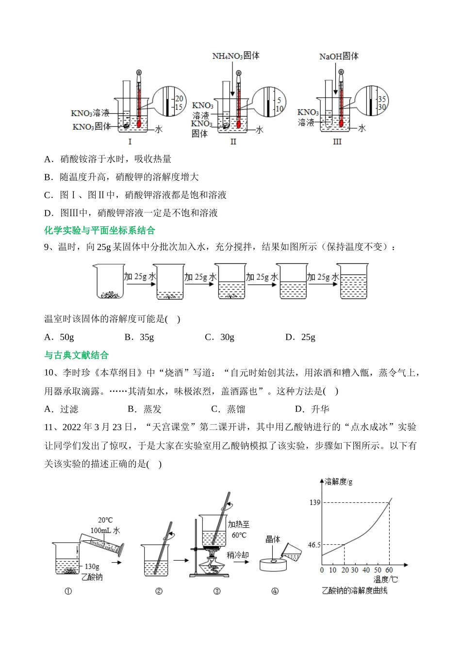 专题05 水和溶液（测试）_中考化学.docx_第3页