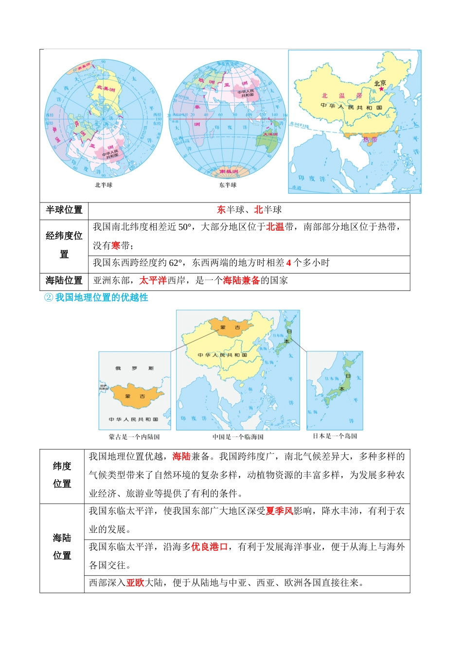 专题17  中国的疆域、人口和民族（讲义）_中考地理.docx_第3页