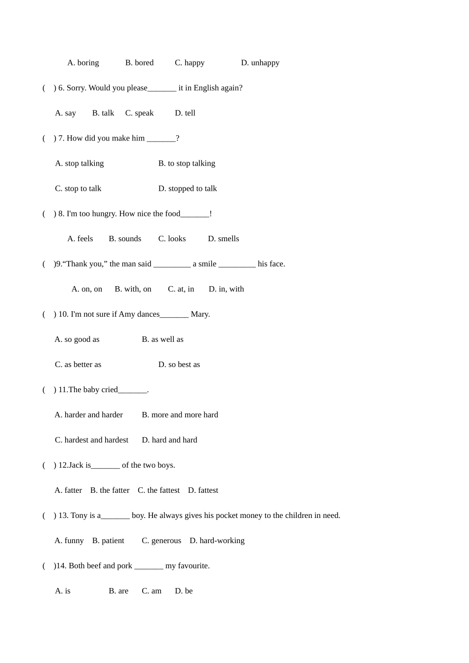 译林版英语八年级上册 1.5 Task ＆ Self-assessment_八年级上册.docx_第3页