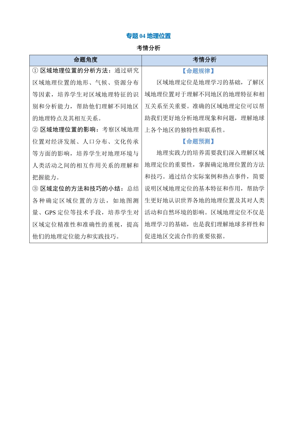 专题04 地理位置（讲义）_中考地理.docx_第1页