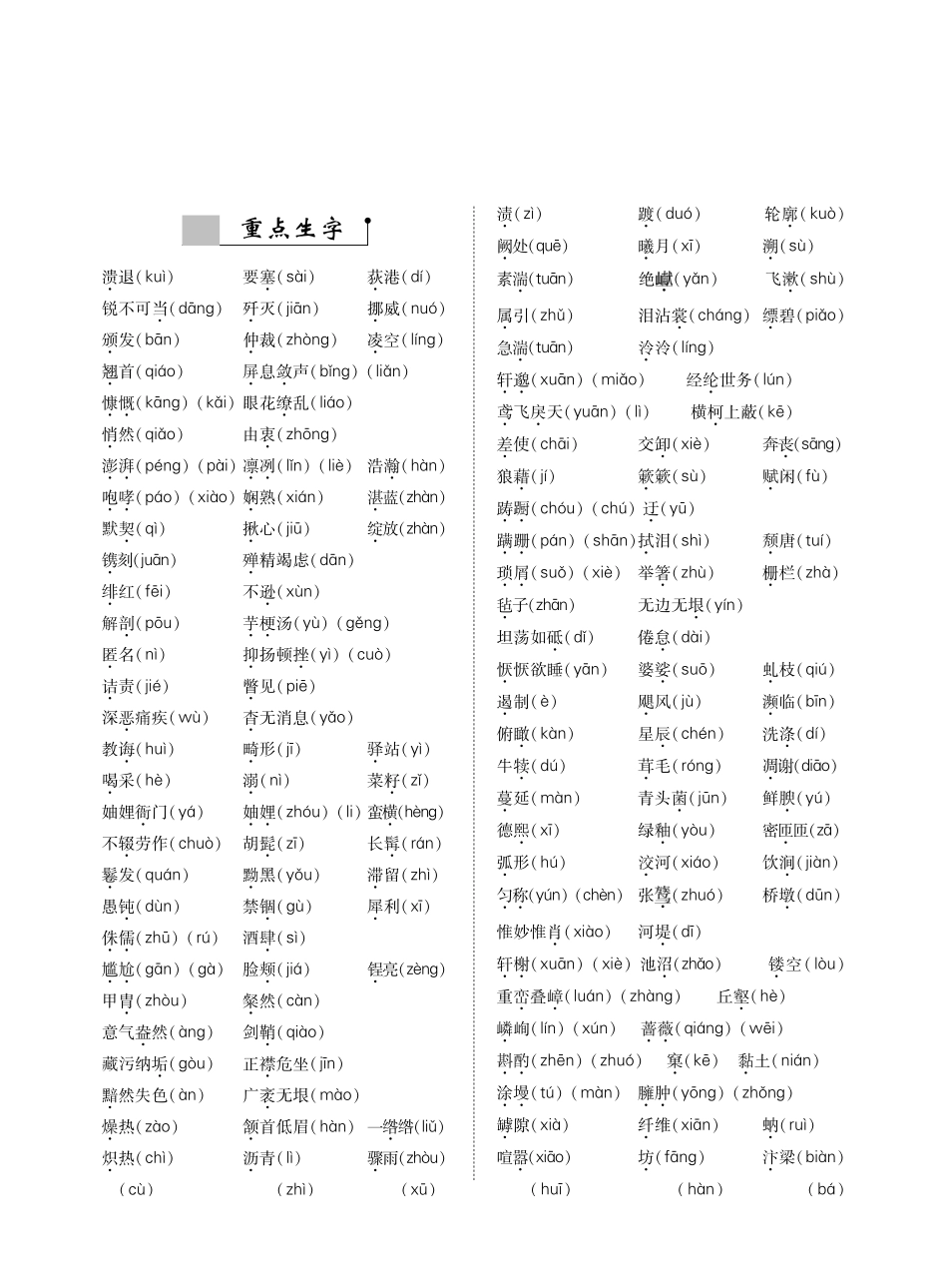 4.人教部编版八年级上册语文基础知识记忆__八年级上册_八年级上册.pdf_第1页