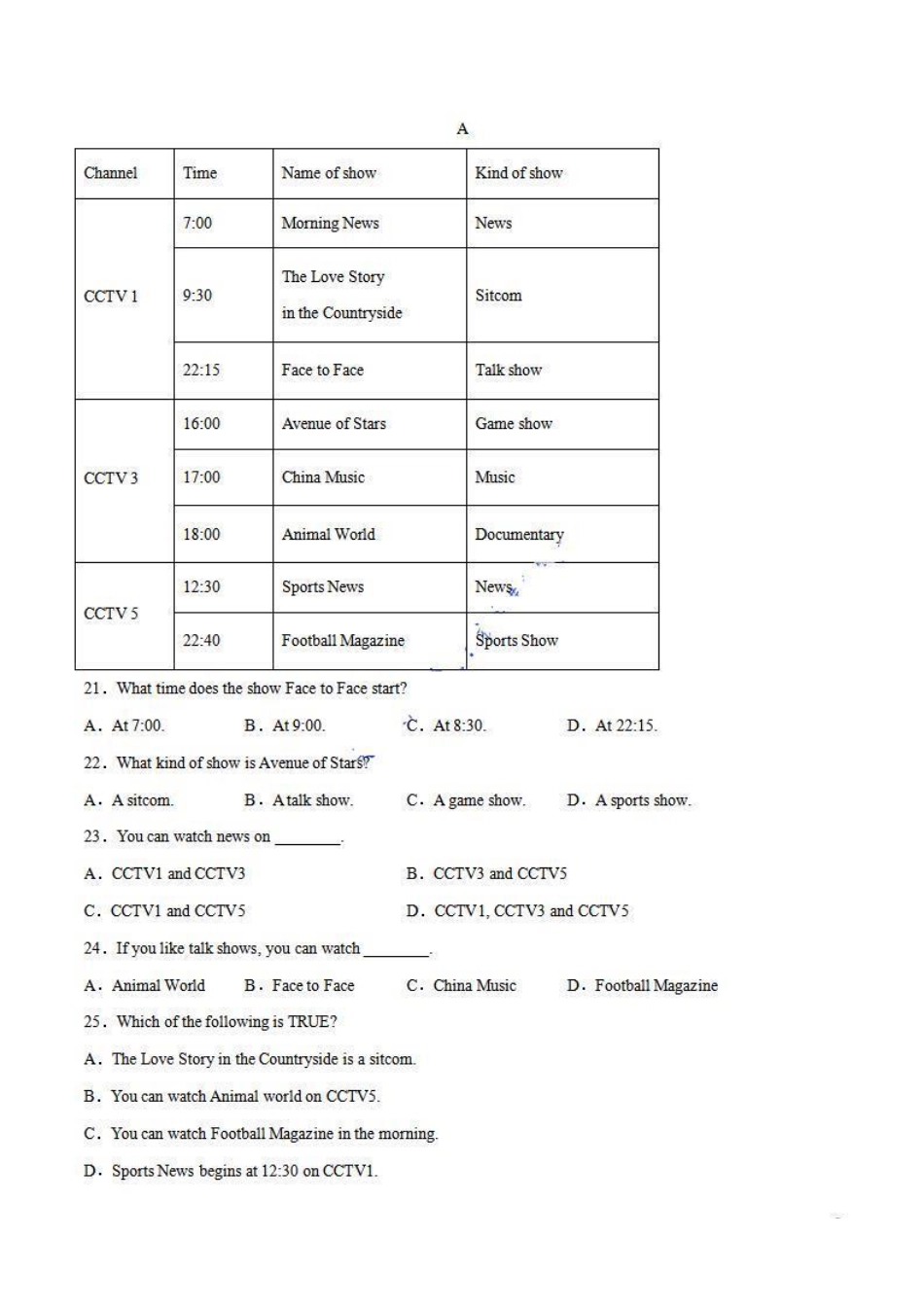 八年级英语上册单元测试     Unit 5（B卷·能力提升）（人教版）（解析版）_八年级上册_八年级上册.pdf_第3页
