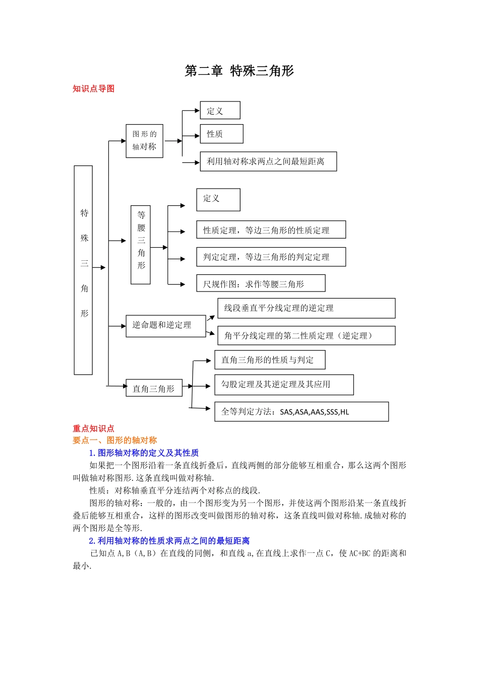 浙教版数学八年级上册知识点汇总_八年级上册_八年级上册.pdf_第3页