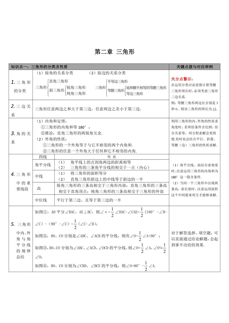 湘教版数学八年级上册知识点总结_八年级上册_八年级上册.pdf_第2页