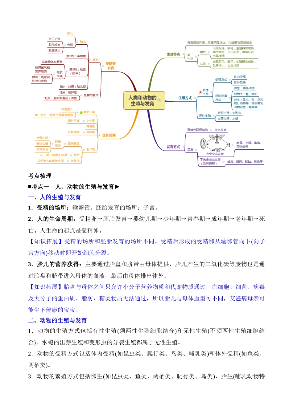 专题06 生物的生殖和发育_中考科学.docx_第2页