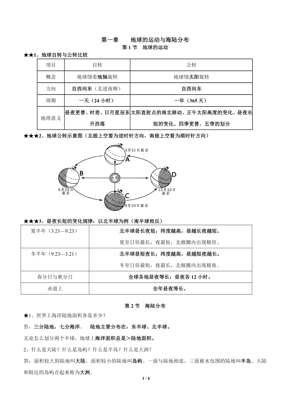 中图版地理八年级上册知识点笔记_八年级上册_八年级上册.pdf_第1页