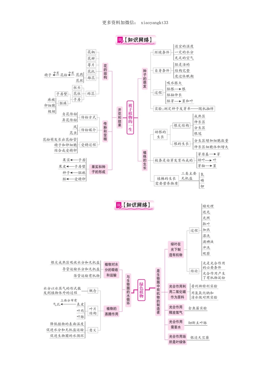 ｛会考｝初中生物各章节知识概念图_八年级下册_八年级下册生物.pdf_第3页